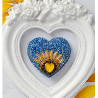 Набір для виготовлення брошки Tela Artis Сонячне серце (Б-309)