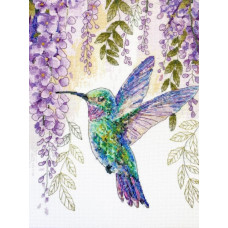 Набір для вишивання хрестиком Абріс Арт Політ колібрі (AH-310) Набір для вишивання хрестиком Абріс Арт Політ колібрі (AH-310)