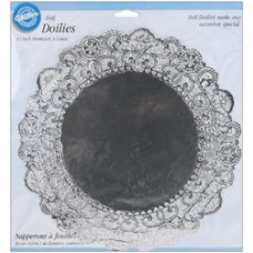 Серветки із фольги Wilton, срібні 30 см (W2104-9-0412)