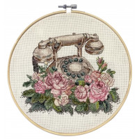 Набір для вишивання хрестиком Абріс Арт Чекаю на твій дзвінок (AH-312)