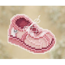 Набір для вишивання Mill Hill Рожевий черевичок (MH180101)