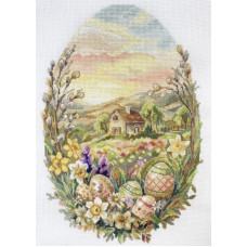 Набір для вишивання хрестиком Абріс Арт Великоднє диво (AH-322)