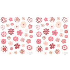 Наклейки з веллуму Sticko Квіти рожеві (357053)