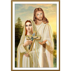 Набір для вишивання бісером Нова Слобода Ісус та Марія ( НК3322)