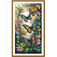 Набір для вишивання бісером Нова Слобода Чарівні метелики (ДК3378)