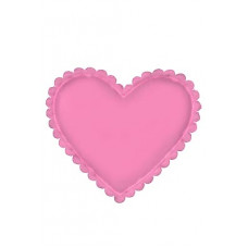 Аплікація Серце Only, ніжно-рожевий (EM-00043)