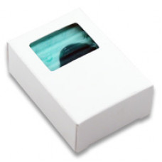 Упаковка для мила з віконцем - прямокутник Only, білий (6,4 х 8,9 х 3,2 см)