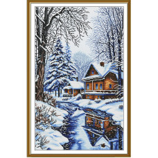 Набір для вишивання хрестиком Нова Слобода Лісовий затишок (СР3468)