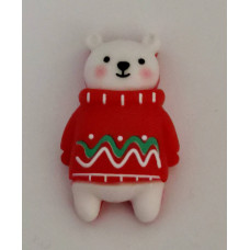 Магніт-тримач для голки Only Ведмедик в светрику, 2,5*1,5см (М-352) Магніт-тримач для голки Only Ведмедик в светрику, 2,5*1,5см (М-352)