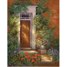 Набір для малювання за номерами Royal Brush Двері у квітах (APOM2)