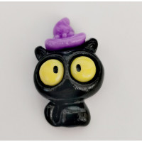 Магніт-тримач для голки Only Чорне кошеня-відьмак, 1,5х3 см (М-353)