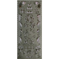 Наклейки Ursus Китайські мотиви срібло (UR-59110055)