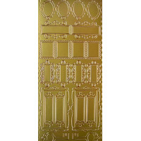 Наклейки Ursus Фурнітура та ключі золото (UR-59100092)