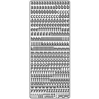 Наклейки Ursus Маленькі літери червоний металік (UR-59220014)