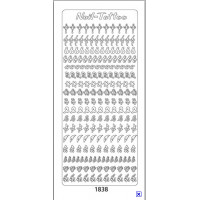 Наклейки Peel- offs Тату манікюрне золото (AP1838G0)