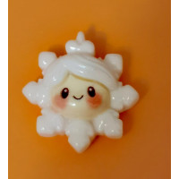 Магніт для голки Only Сніжинонька, 2*2 см (М-356)