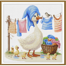 Набір для вишивання хрестиком Нова Слобода Велике прання (РЕ3620)