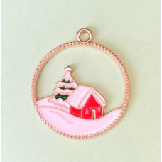 Підвіска (шармик) Only Засніжена хатинка, 2,5х2,5 см (366037) Підвіска (шармик) Only Засніжена хатинка, 2,5х2,5 см (366037)