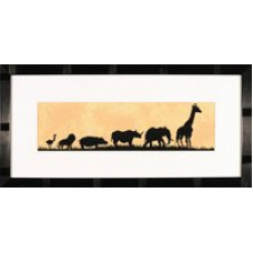 Набір для вишивання хрестиком LanArte Парад диких тварин - Parade of Wild Animals (PN8168)