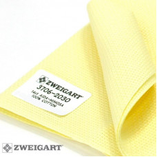 Канва для вишивки Stern-Aida 14 Zweigart, блідо-жовтий (3706/2030)