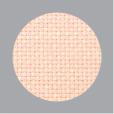 Канва для вишивки Star-Aida 14 Zweigart, рожева з люрексом райдужним (3706/4149)
