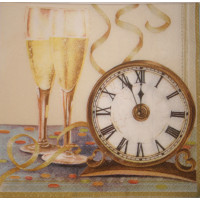 Серветка для декупажу Idea Home Range Без п'яти хвилин дванадцять (маленька) (395)