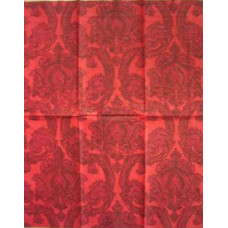 Салфетка-полотенце Idea Home Range Узор Вензеля на красном фоне (466)