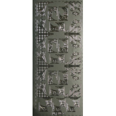 Наклейки Ursus Куточки Модерн срібло (UR-59110043)