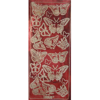 Наклейки Ursus Метелики голограмні червоні (UR-59220016)