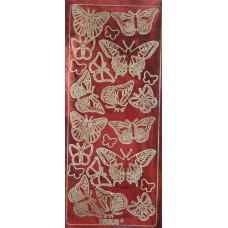 Наклейки Ursus Метелики голограмні червоні (UR-59220016)