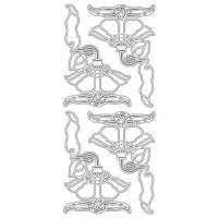 Наклейки Jeje Product Квіткові куточки великі золото (1.2180)