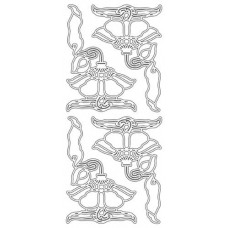 Наклейки Jeje Product Квіткові куточки великі золото (1.2180)