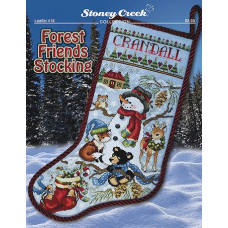 Схема вишивки хрестиком Stoney Creek Forest Friends Stocking (SCL418)