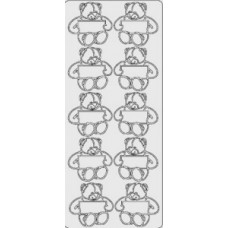 Наклейки  Jeje Product Ведмедики золото (1643)