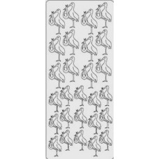 Наклейки Jeje Product Лелека золото (1656)