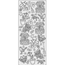 Наклейки Jeje Product Сад золото (1819)