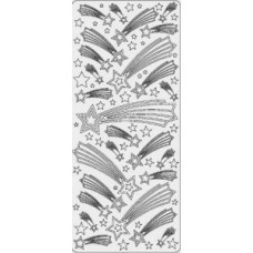 Наклейки Jeje Product Зірки-комети золото (1856)