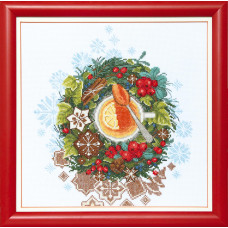 Набір для вишивання хрестиком Crystal Art Різдвяний чай (ВТ-079)