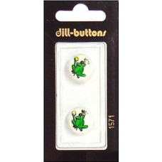 Набір гудзиків Dill Buttons Принцеса-жаба (1571)