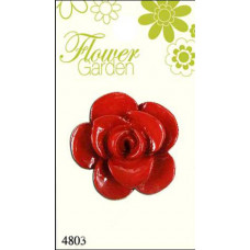 Гудзик Dill Buttons Троянда червона (4803)