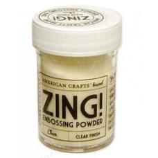 Пудра для эмбоссинга American Crafts Zing Embossing Powder - Clear Finish (27170)