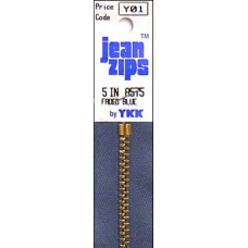 Замок-блискавка YKK Brass Jean Zipper Faded Blue, 12,7 см (YKK16-5.575)
