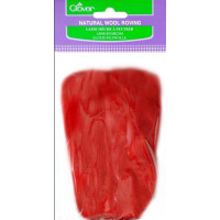 Вовна для валяння Clover червона (CLO7927)