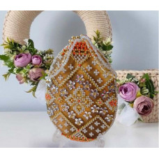 Набор для вышивания бисером OLANTA Пасхальное яйцо Весенние цветы (P-443)