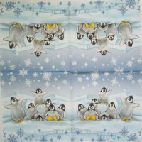 Серветка для декупажу Idea Home Range Зарядка пінгвінів (995)