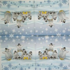 Серветка для декупажу Idea Home Range Зарядка пінгвінів (995)