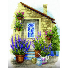 Набір для вишивання хрестиком Чарівна мить Лавандовий ранок (М-575) Набір для вишивання хрестиком Чарівна мить Лавандовий ранок (М-575)