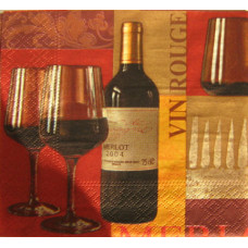 Серветка Idea Home Range Червоне вино (маленька) (1073)