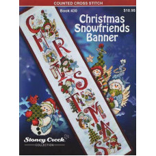 Схема вышивки крестом Stoney Creek Christmas Snowfriends Banner - Book (SCB430)