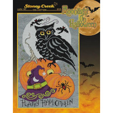 Схема вишивки хрестом Stoney Creek Moonlight on Halloween (SCL467)